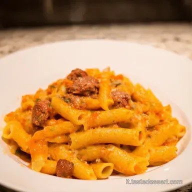 Pasta Zucca e Salsiccia Ricetta Facile Sapore di Casa Scheda ricetta