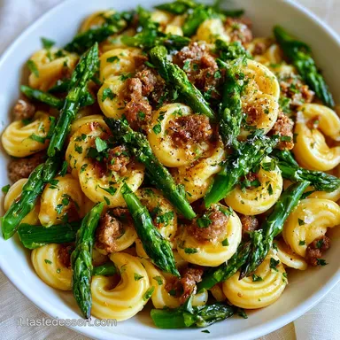 Pasta Asparagi e Salsiccia Cremosa Scheda ricetta