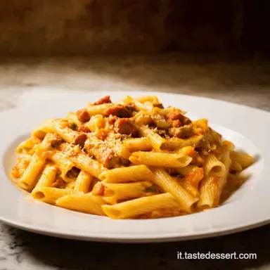 Pasta con Zucca e Salsiccia Ricetta Facile e Cremosa Scheda ricetta