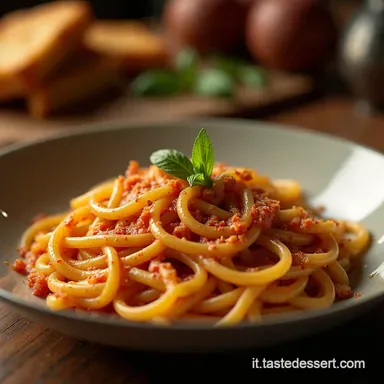 Pasta alla Finanziera Tradizionale Il Segreto della Salsa Ricca Scheda ricetta