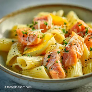 Ricetta di Pasta con Salmone Fresco e Limone da Provare: Cremosa e Facile Scheda ricetta