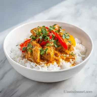 Pollo al Latte di Cocco e Curry con Riso Basmati in 35 Minuti Scheda ricetta