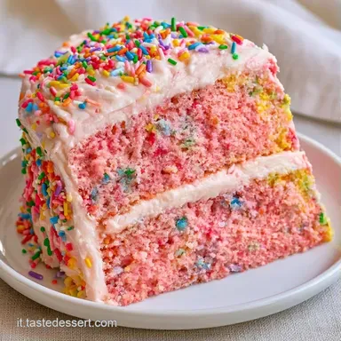 Rainbow Cake Compleanno per 12 Persone Scheda ricetta