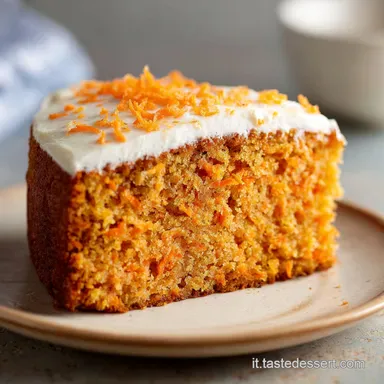 Ricetta per Torta di Carote Vellutata Scheda ricetta