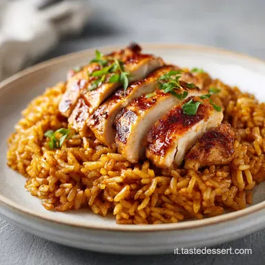 Riso Pollo e Curry per 4 Persone Scheda ricetta