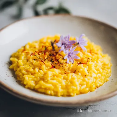 Riso allo Zafferano Ricetta per 4 Porzioni Scheda ricetta