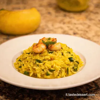 Riso Zucchine e Gamberetti Un Classico Estivo Facile Scheda ricetta