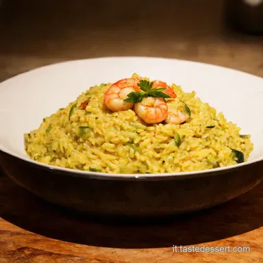 Risotto con i Gamberi e Zucchine Un Sogno Estivo Scheda ricetta