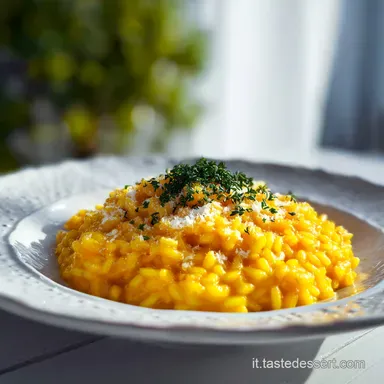 Risotto alla Milanese Cremoso con Zafferano Scheda ricetta