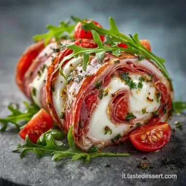 Rotolo Mozzarella Farcito in 25 Minuti Scheda ricetta