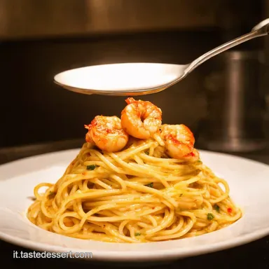 Spaghetti Gamberi da Chef Marco Ricetta Facile e Deliziosa Scheda ricetta