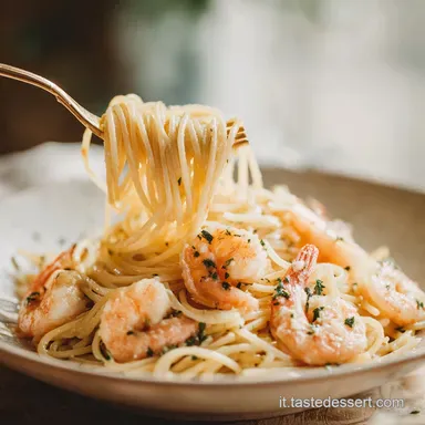 Spaghetti ai Gamberi: Ricetta Cremosa in 30 Minuti Scheda ricetta