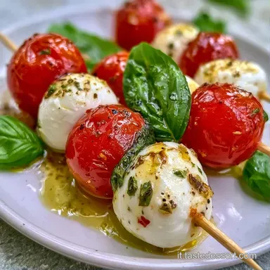 Spiedini Caprese Sfiziosi in 15 Minuti Scheda ricetta