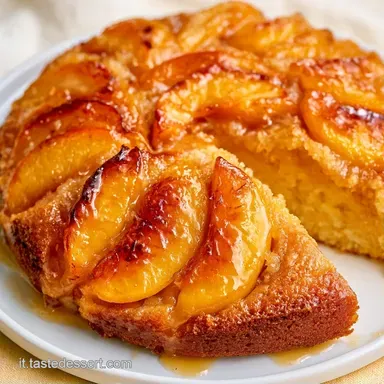 Torta Alle Pesche per 8 Persone Scheda ricetta