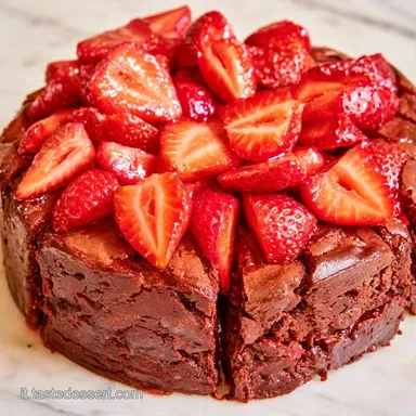Torta Cioccolato Fragole per 8 Persone Scheda ricetta