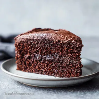 Torta Compleanno Cioccolato Fondente per 12 Porzioni Scheda ricetta