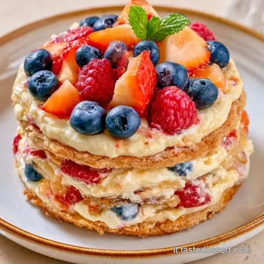 Torta Gelato Alla Frutta per 8 Persone Scheda ricetta