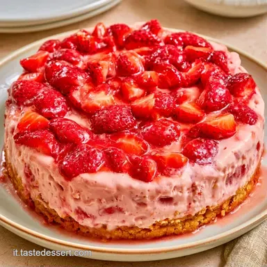 Torta Gelato Alle Fragole per 6 Persone Scheda ricetta