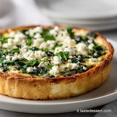 Torta Ricotta e Spinaci per 6 Persone | Base Friabile Scheda ricetta