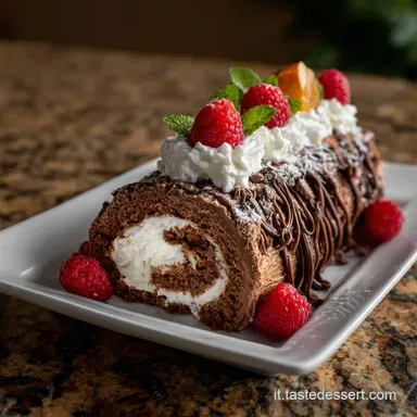 Tronchetto Di Natale Dolce: Crema Mascarpone Scheda ricetta