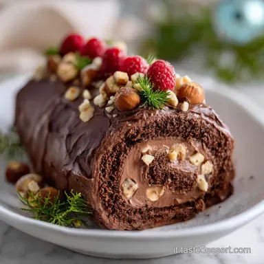 Tronco di Natale Classico: Morbidezza e Cioccolato Perfetto Scheda ricetta