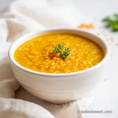 Zuppa Di Lenticchie Rosse Vellutata Scheda ricetta