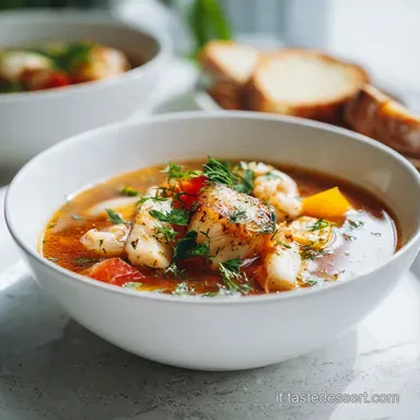 Zuppa Di Pesce per 4: Tecnica a Scalare Scheda ricetta