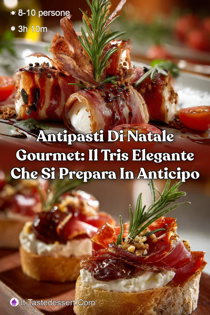 Antipasti di Natale Gourmet: Il Tris Elegante Che Si Prepara in Anticipo