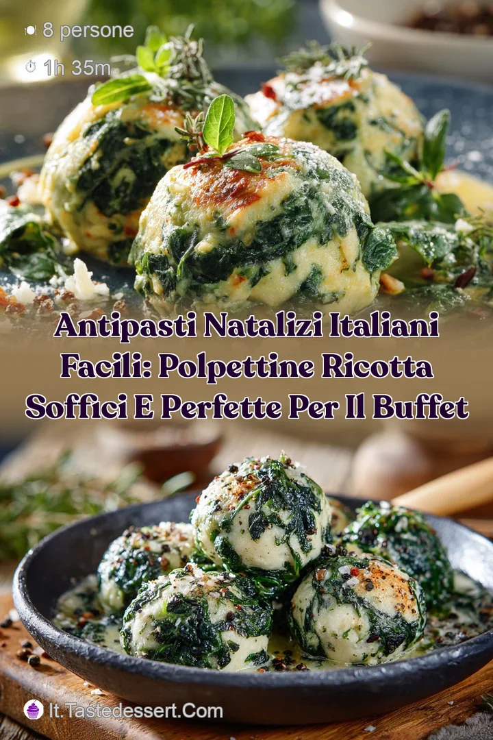 Antipasti Natalizi Italiani Facili: Polpettine Ricotta Soffici e Perfette per il Buffet