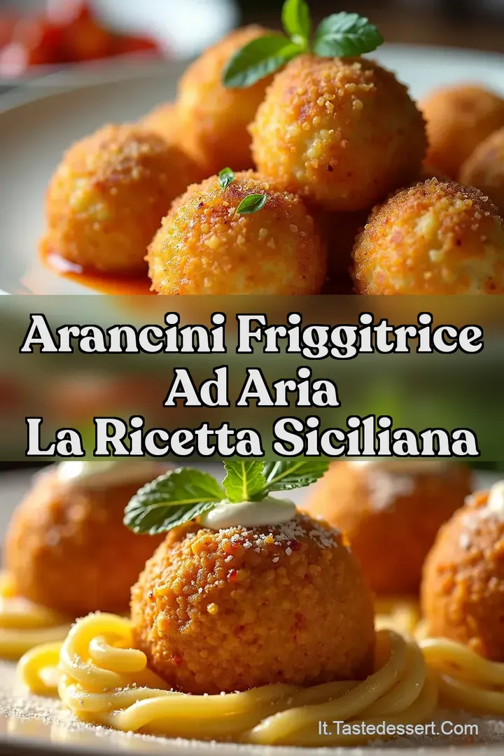 Arancini Friggitrice ad Aria La Ricetta Siciliana