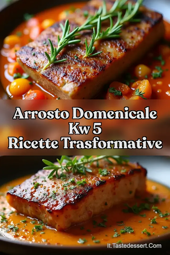 Arrosto Domenicale kw 5 Ricette Trasformative