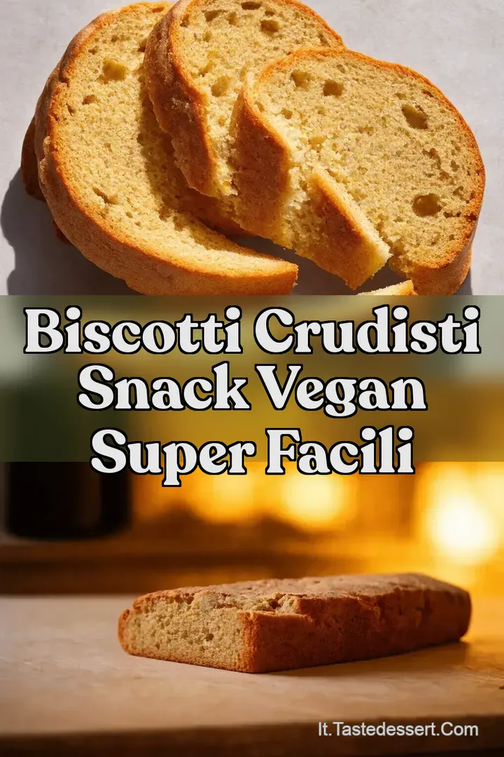 Biscotti Crudisti Snack Vegan Super Facili