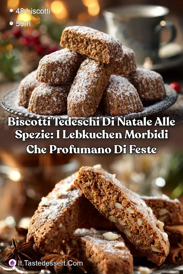 Biscotti tedeschi di Natale alle spezie: i Lebkuchen morbidi che profumano di Feste
