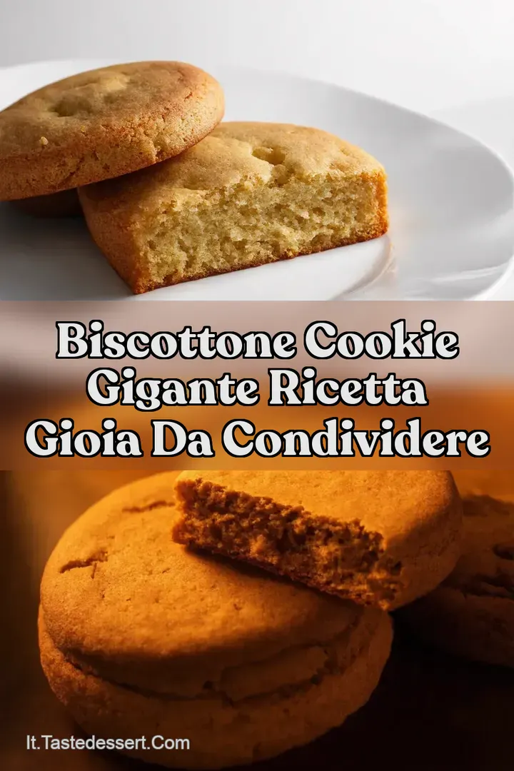 Biscottone Cookie Gigante Ricetta Gioia da Condividere