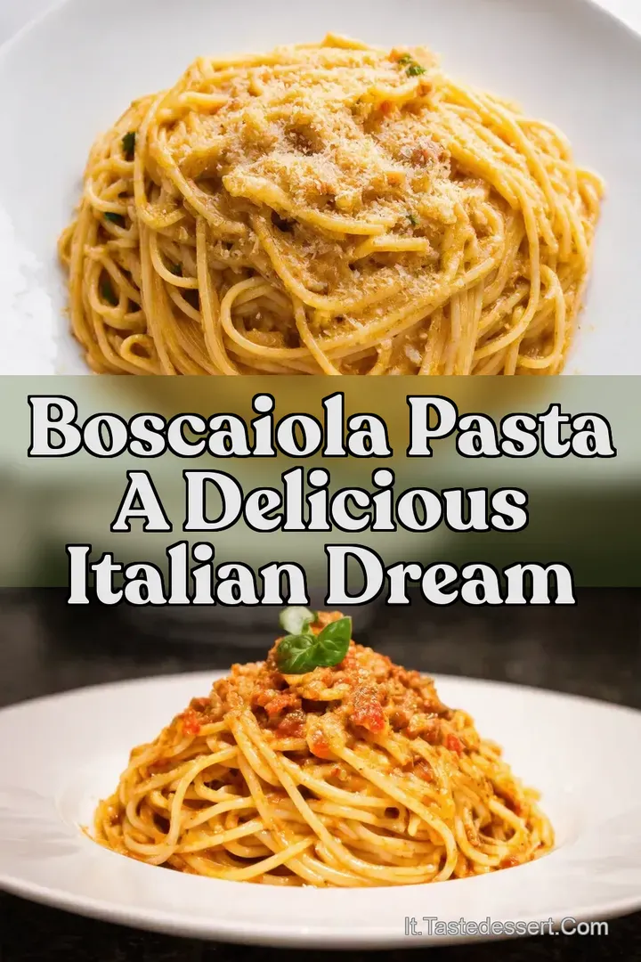 Boscaiola Pasta A Delicious Italian Dream