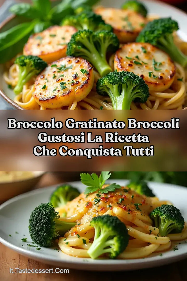 Broccolo Gratinato Broccoli Gustosi La Ricetta che Conquista Tutti