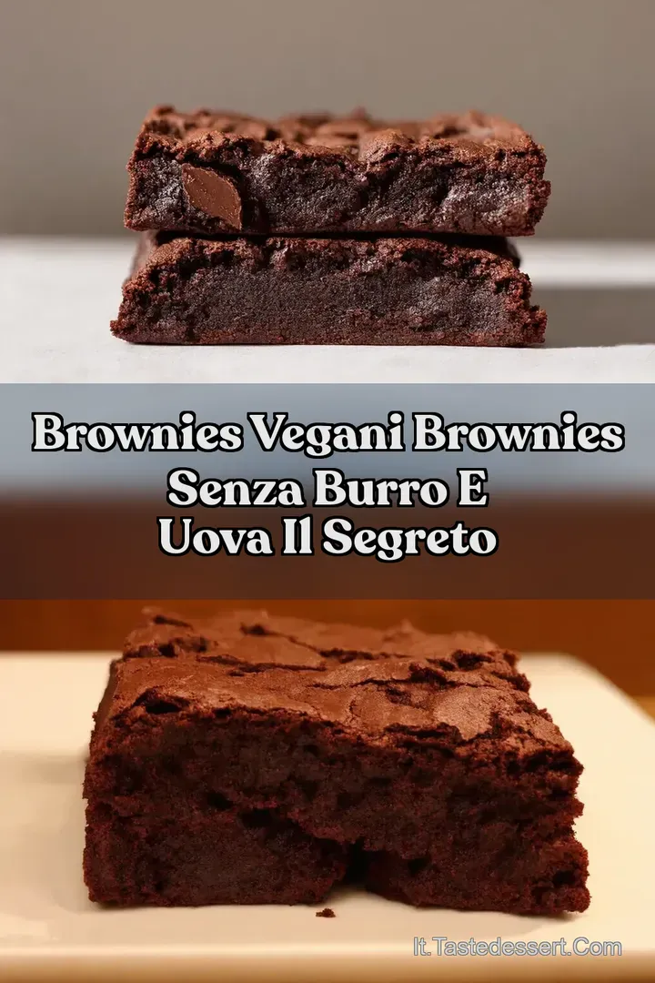 Brownies Vegani Brownies senza burro e uova Il Segreto