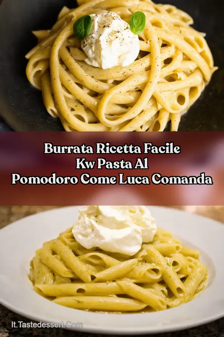 Burrata Ricetta Facile kw Pasta al Pomodoro come Luca comanda