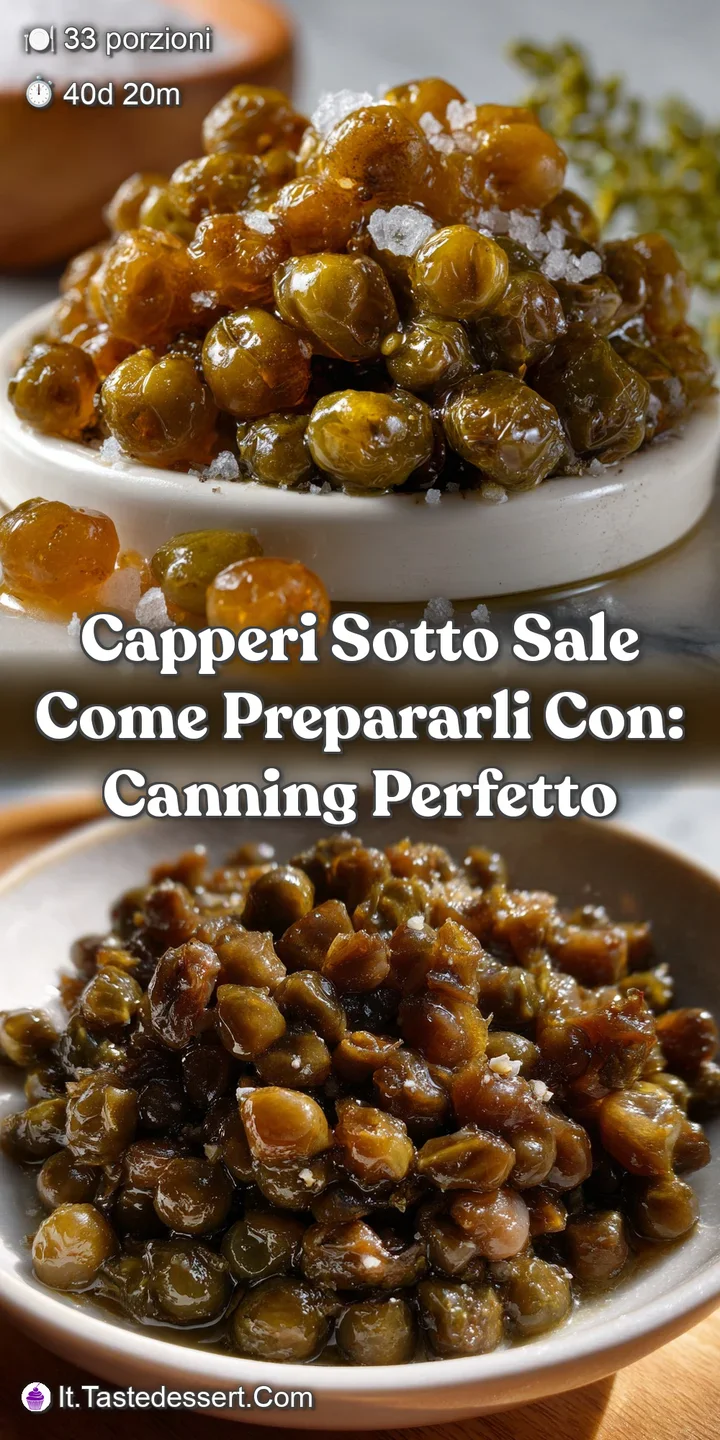 Capperi Sotto Sale Come Prepararli Con: Canning Perfetto