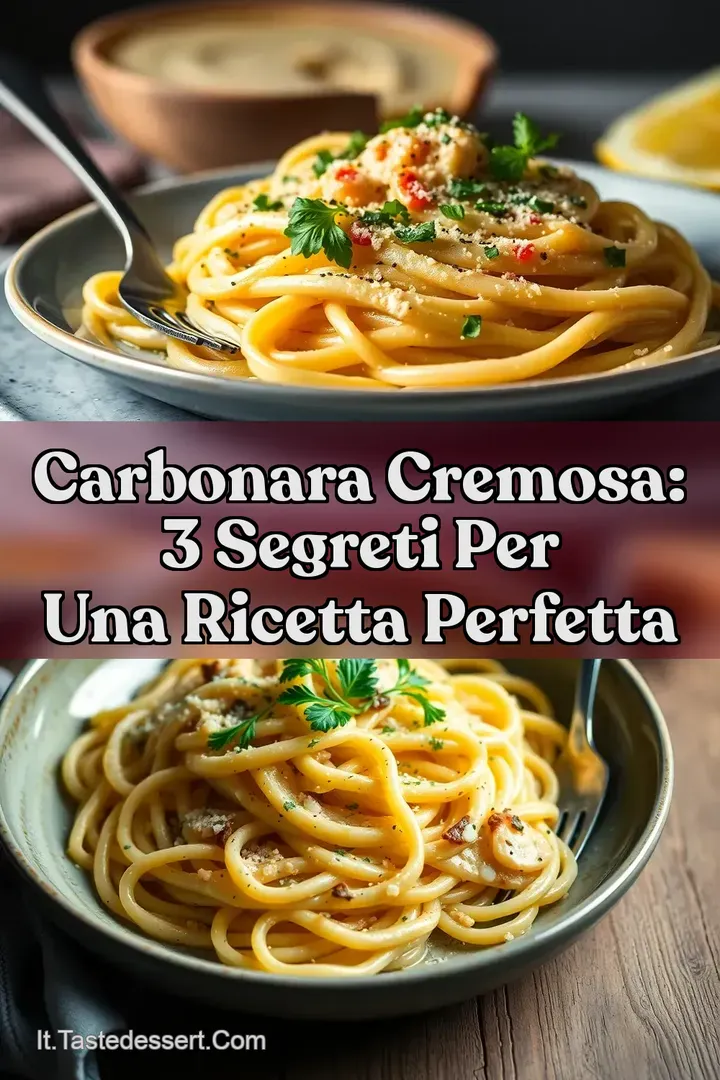Carbonara Cremosa: 3 Segreti Per Una Ricetta Perfetta