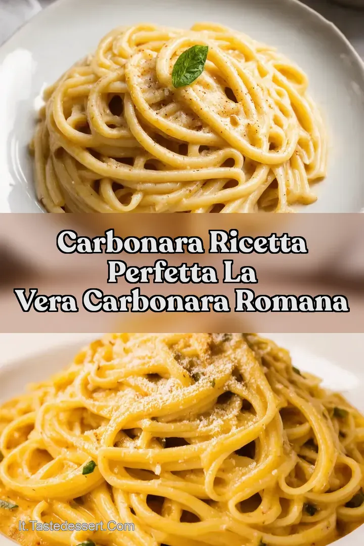 carbonara ricetta Perfetta La vera carbonara romana