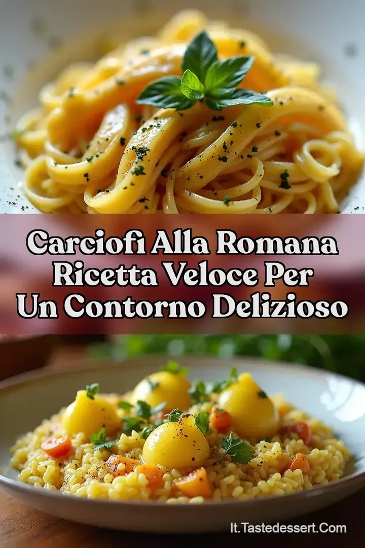 Carciofi alla Romana Ricetta Veloce per un Contorno Delizioso