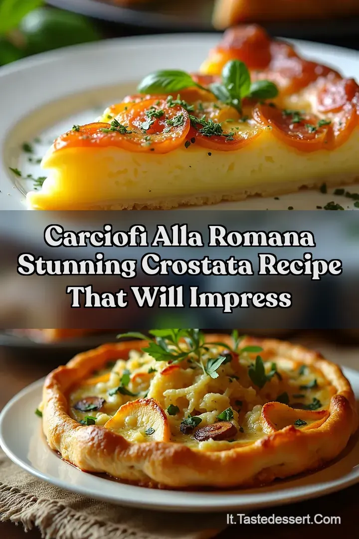 Carciofi alla Romana Stunning Crostata Recipe That Will Impress