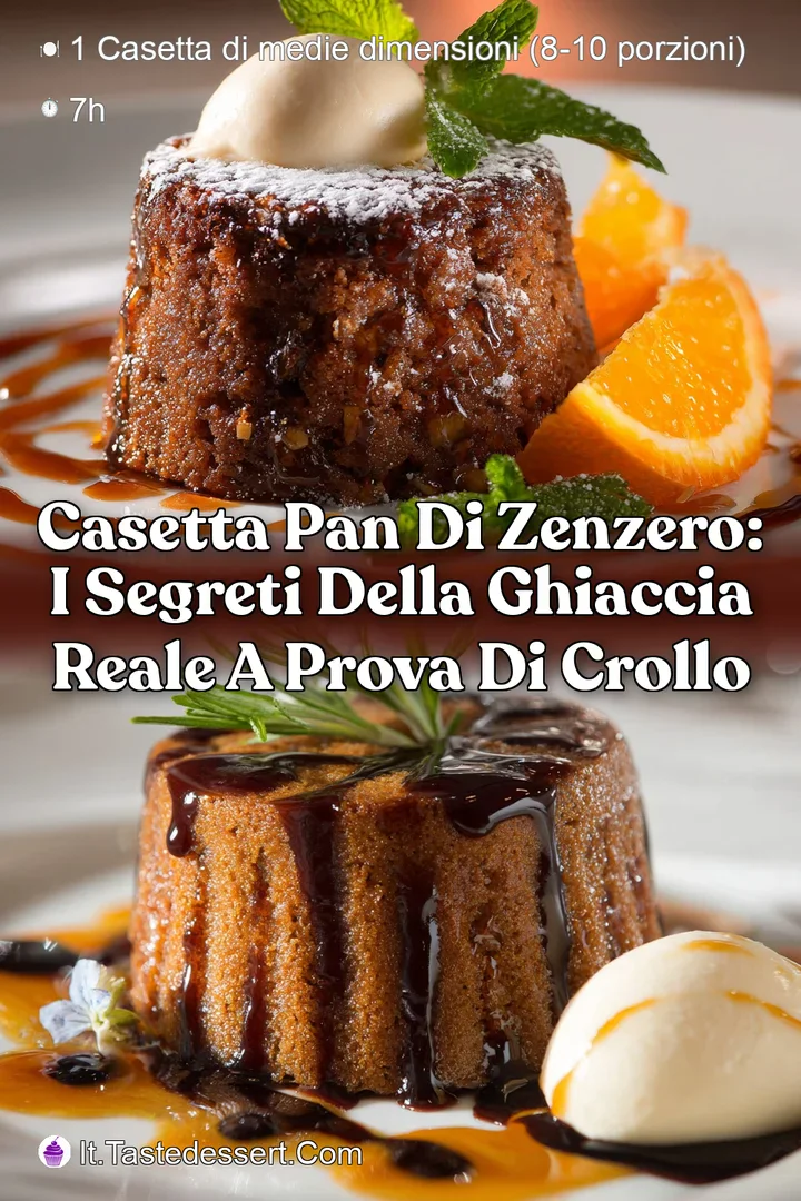 Casetta pan di zenzero: i segreti della ghiaccia reale a prova di crollo