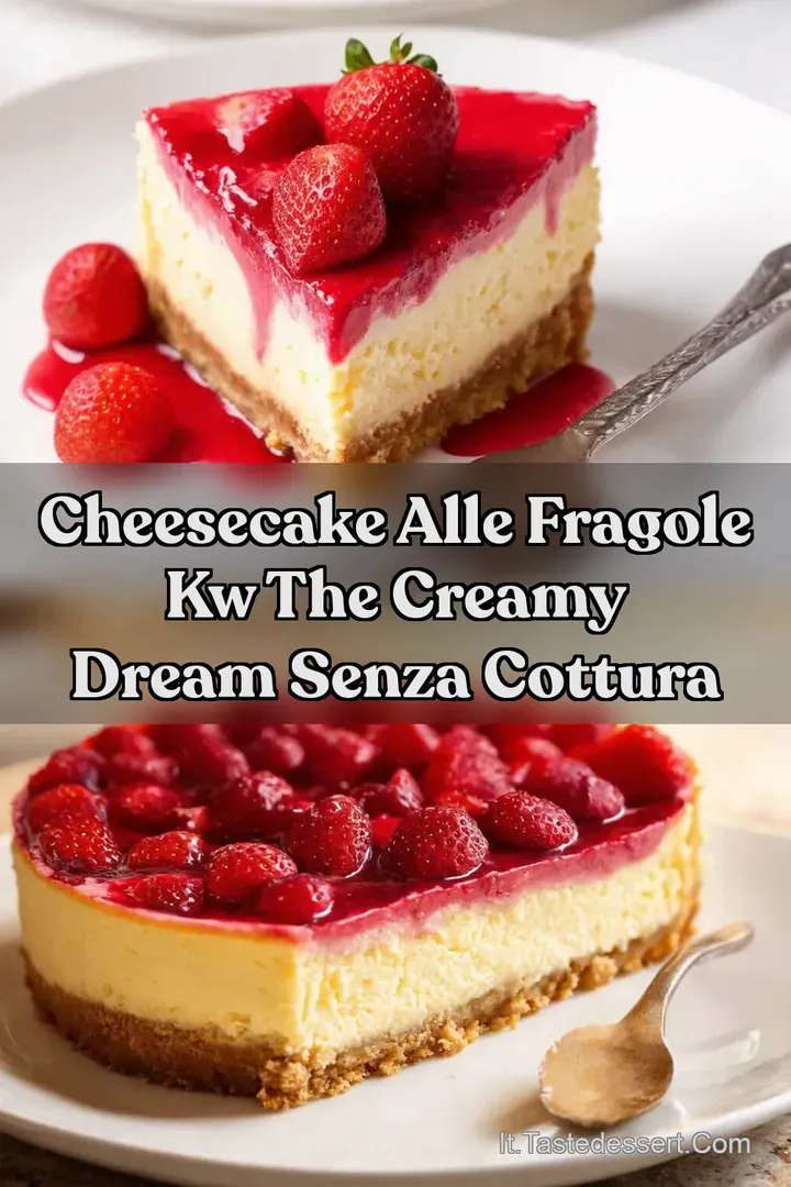Cheesecake alle Fragole kw The Creamy Dream senza Cottura