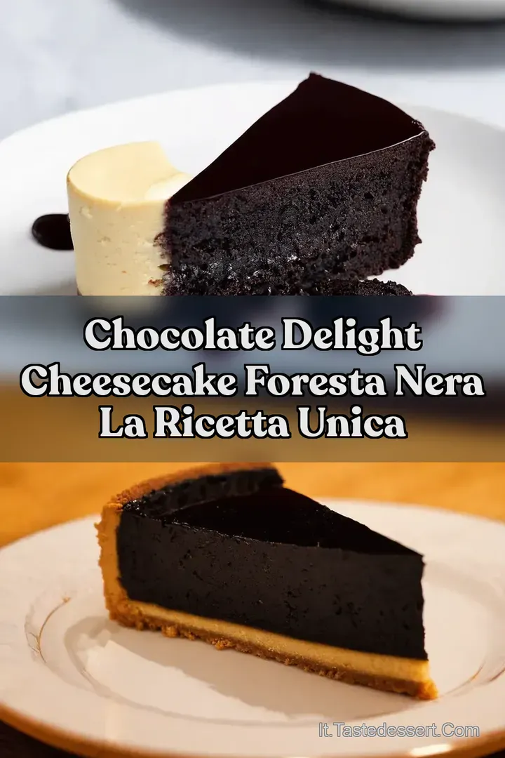 Chocolate Delight Cheesecake Foresta Nera La Ricetta Unica