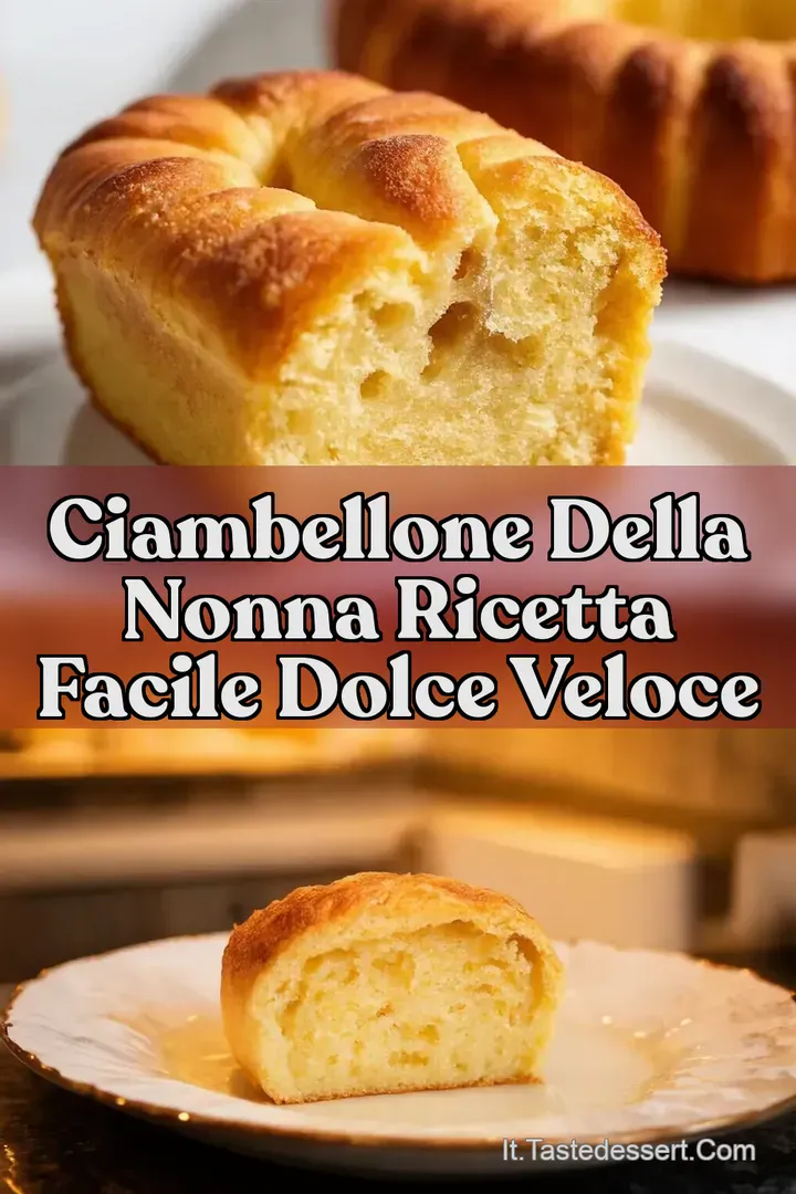 Ciambellone della Nonna Ricetta Facile Dolce Veloce