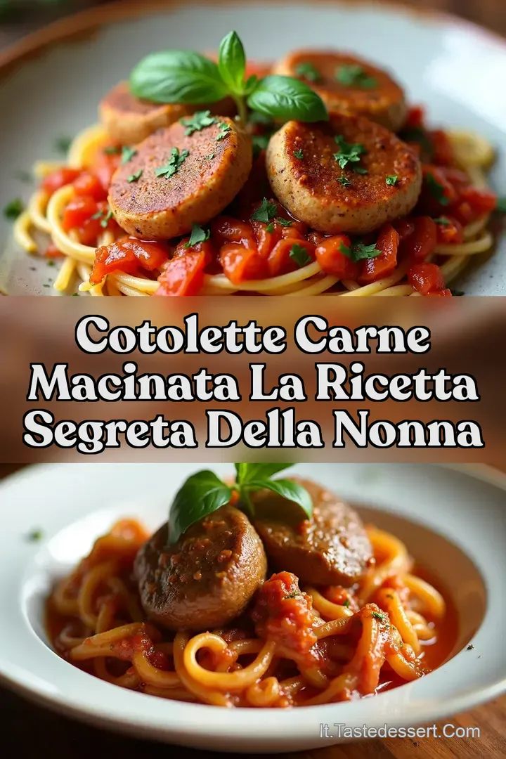 Cotolette Carne Macinata La Ricetta Segreta della Nonna