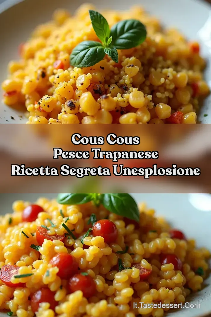 Cous Cous Pesce Trapanese Ricetta Segreta UnEsplosione
