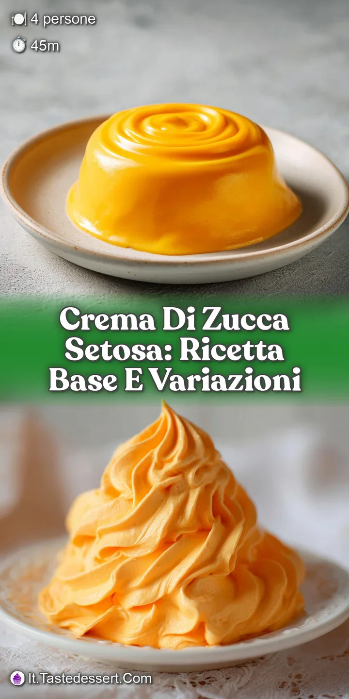 Close-up of velvety pumpkin soup with a glistening surface. Hints of herbs and spices create a tempting, flavorful image.